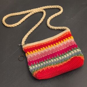 Croft & Barrow Red and Pink Crossbody Bag